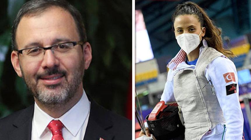 Bakan Kasapoğlu'ndan İrem Karamete'ye tebrik