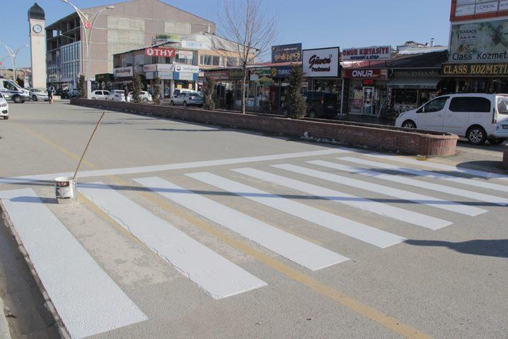 Erciş’teki yaya geçitlerinde 30 Mart hazırlığı G2