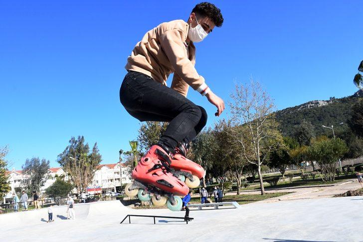 Skate Park’a gençlerden yoğun ilgi G1