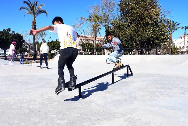 Skate Park’a gençlerden yoğun ilgi G2