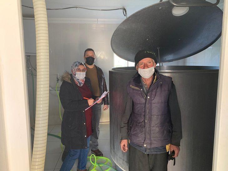 Babaeski’de süt toplama merkezleri incelendi G1