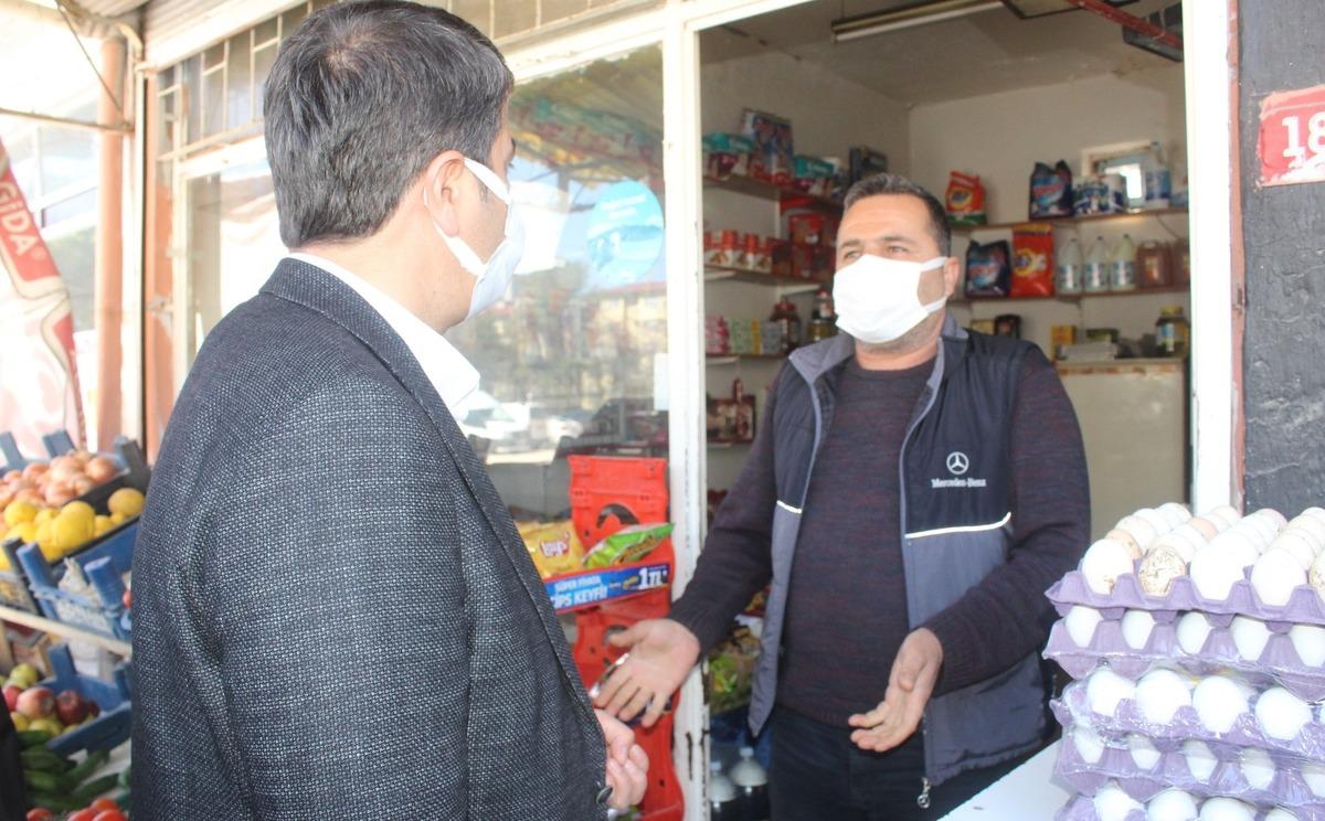 Milletvekili Tutdere esnafın derdini dinledi