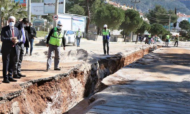 Hisarönü- Ovacık kanalizasyonun 69 Km’si tamamlandı