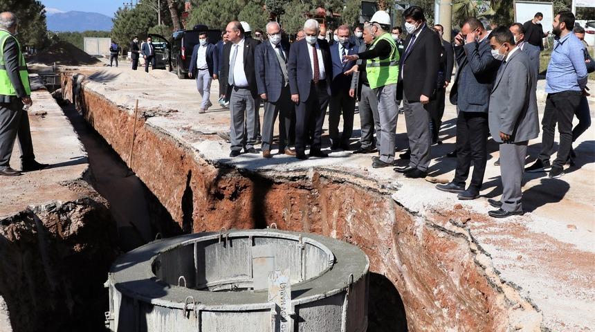 Hisarönü- Ovacık kanalizasyonun 69 Km’si tamamlandı