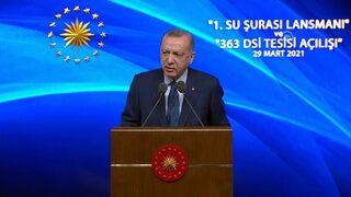 Cumhurbaşkanı Erdoğan duyurdu! 'Su Kanunu' geliyor