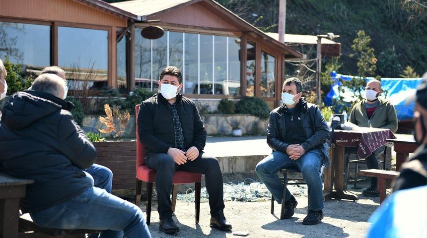 Başkan Tören balıkçılarla buluştu