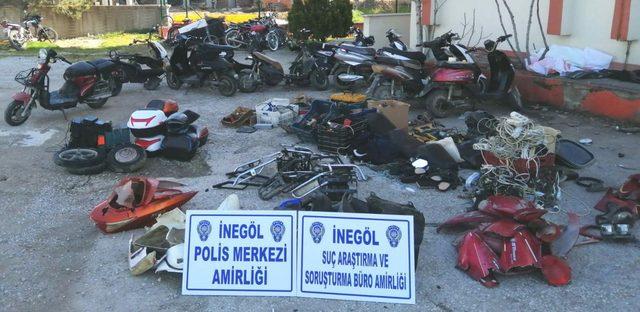 Motosiklet fareleri tutuklandı