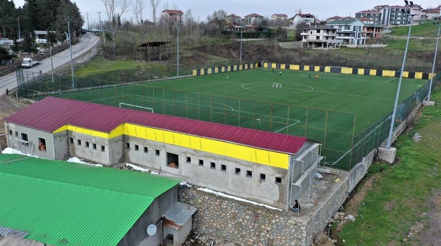 Spor tesisinin yapımına sona gelindi