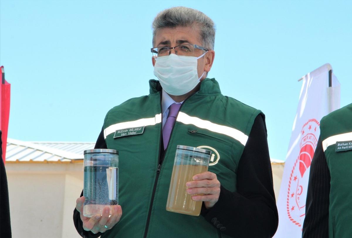 Erciş 36 milyonluk yatırımla i&ccedil;me suyuna kavuştu