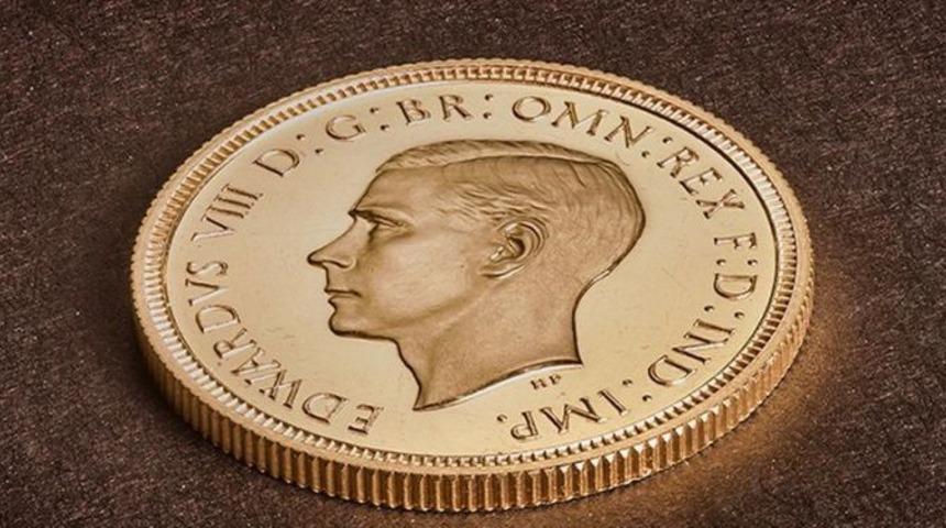 Kral için basılan para rekor fiyata satıldı!