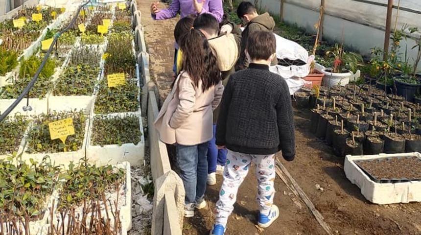 Minik &ouml;ğrenciler toprakla buluştu