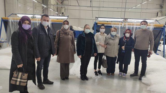 İstihdam edilmiş öğrencileri ziyaret ettiler