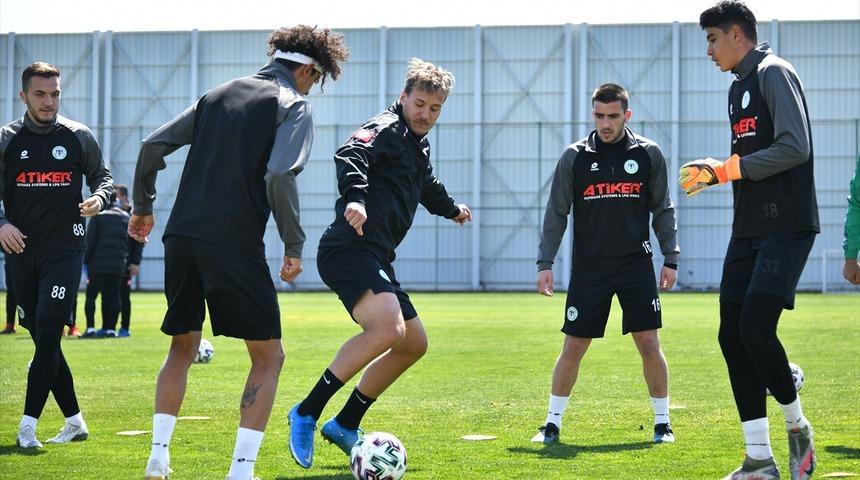 Konyaspor'da Büyükşehir Belediye Erzurumspor maçı hazırlıkları devam etti