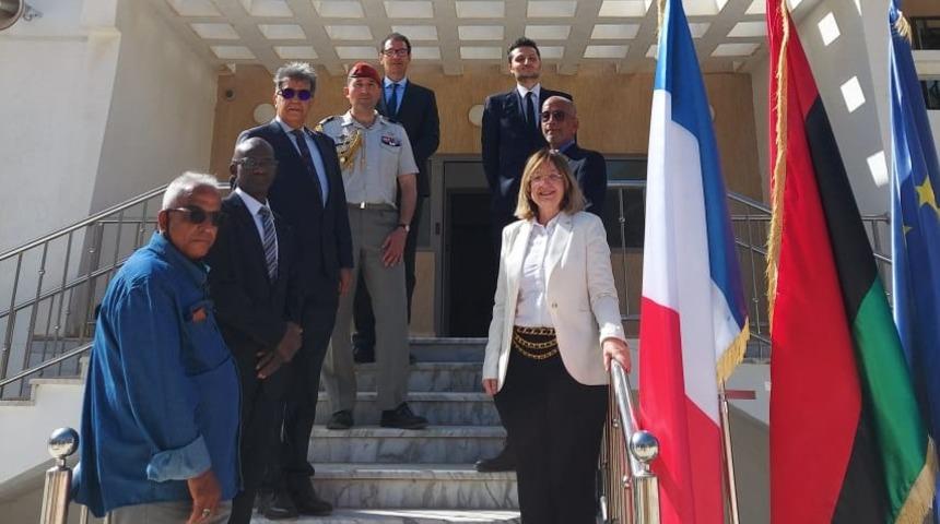 Fransa'nın Libya'daki büyükelçiliği 7 yıl aradan sonra yeniden açıldı