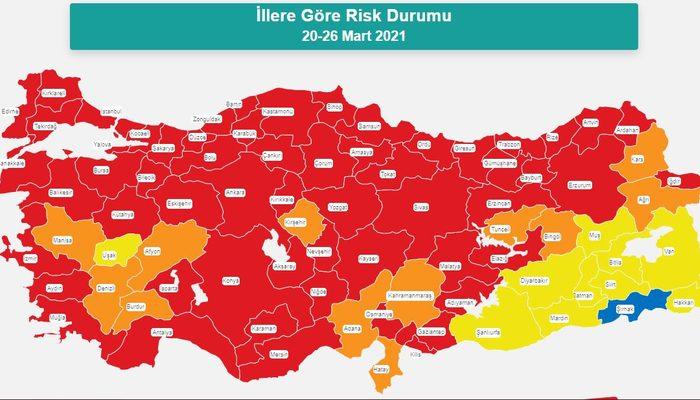 Fahrettin Koca açıkladı | İllere göre risk durumları neler? İşte güncel risk haritası…