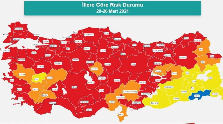 Fahrettin Koca açıkladı | İllere göre risk durumları neler? İşte güncel risk haritası…