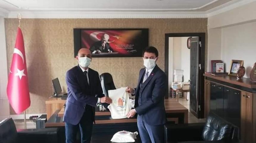 Pınarbaşı Kaymakamı G&ouml;kmen&rsquo;den Tomarza Kaymakamı Cebeci&rsquo;e hayırlı olsun ziyareti