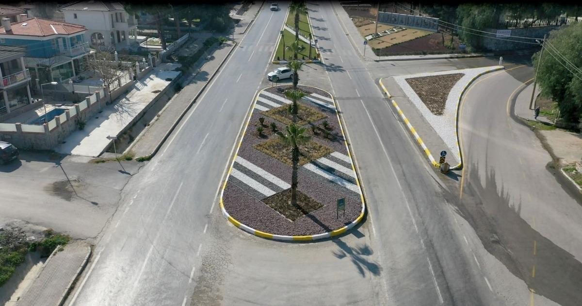 &Ccedil;evre yolu peyzaj d&uuml;zenlemesi ile &ouml;rnek oluyor