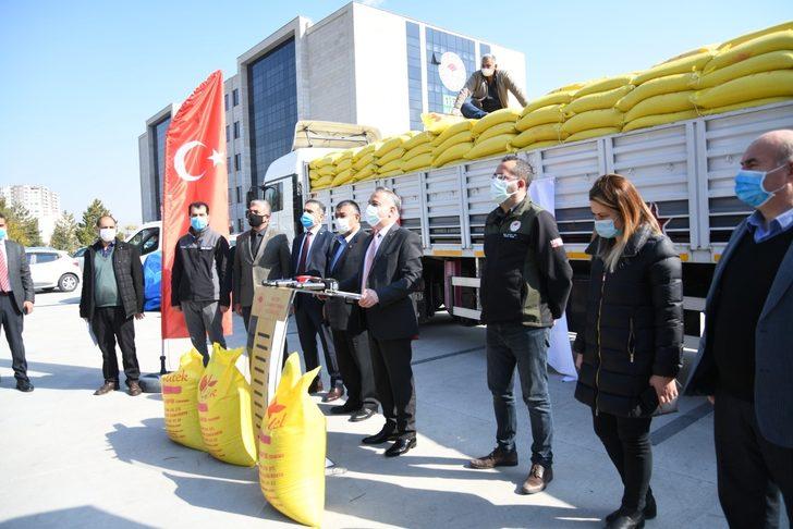 Kayserili çiftçilere 83 ton aspir tohumu dağıtımı yapıldı G2