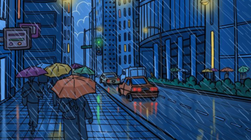 Görsel yeteneğinizi arttırın! Görselde saklanan sahibi olmayan şemsiyeyi ne kadar sürede bulabilirsiniz?