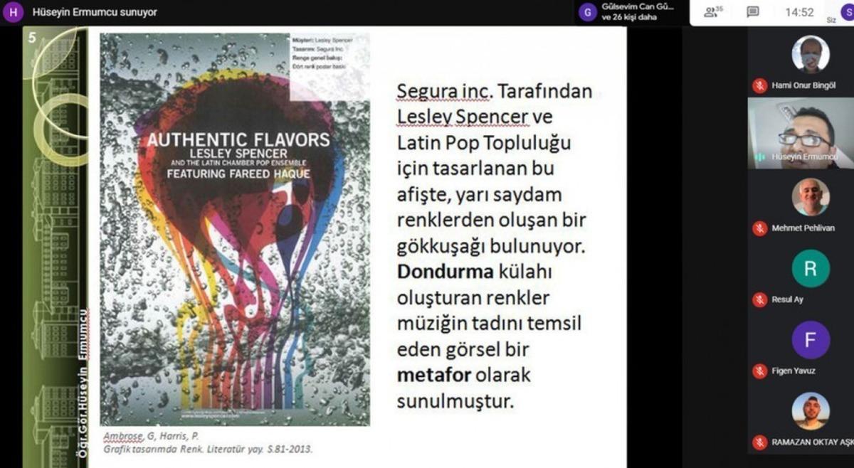 DP&Uuml;&rsquo;de &rsquo;G&ouml;rsel İletişimde Metafor Kavramı ve T&uuml;rleri&rsquo; konulu seminer