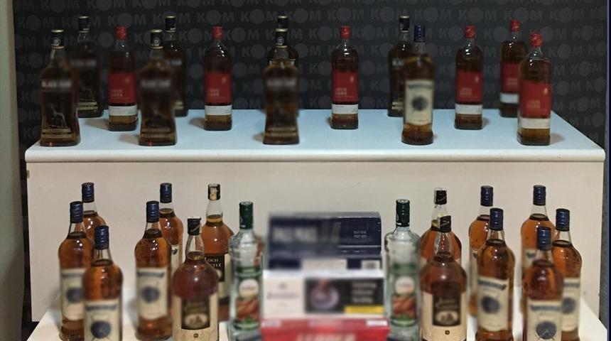 Kırıkkale&rsquo;de ka&ccedil;ak alkol ve sigara ele ge&ccedil;irildi