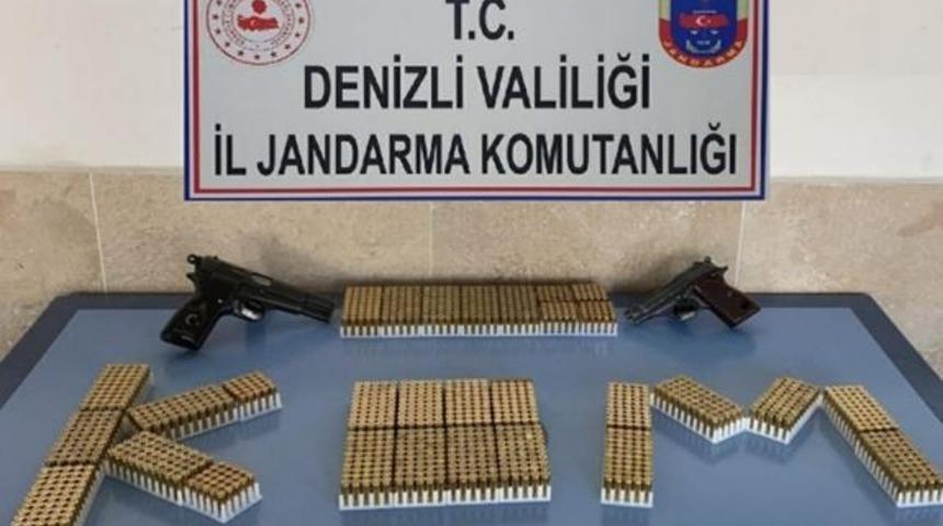 Ş&uuml;phelenen şahsın &uuml;zerinde mini cephane &ccedil;ıktı