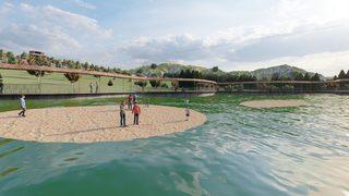 Erzurum'daki doğa harikası yüzen adalar turizme kazandırılıyor