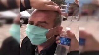 Başına zorla kolonya döküp sosyal medyada yayınlamıştı! Tepki çeken olayda karar çıktı