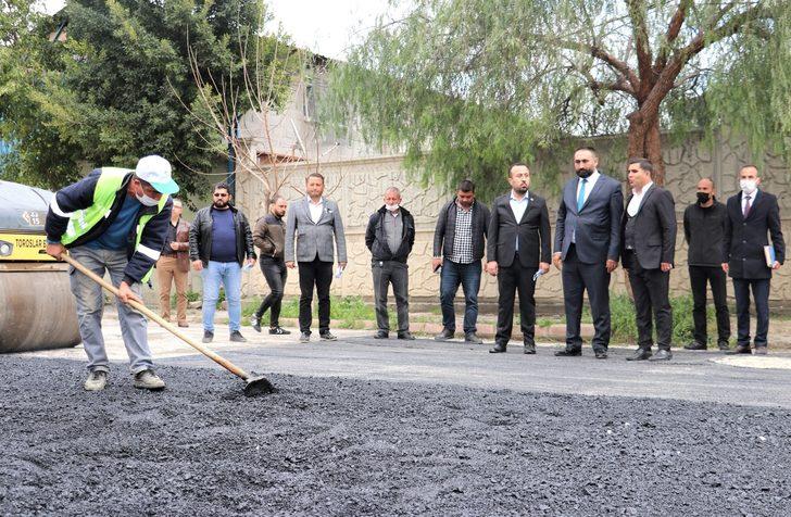 Başkan Yılmaz, asfalt çalışmalarını inceledi G3