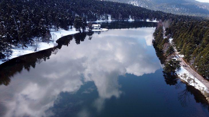 Gölcük Tabiat Parkı'nda açan çiçekler güzel görüntüler oluşturdu G5
