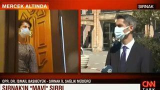 Risk haritasında 'mavi' olan tek il! Şırnak İl Sağlık Müdürü başarılarının sırrını anlattı