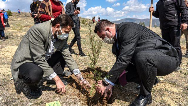 Her ay aynı gün fidan dikiyorlar