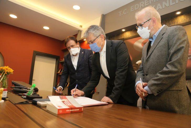 Edremit Anıt Çeşmesi Protokolü imzalandı G2