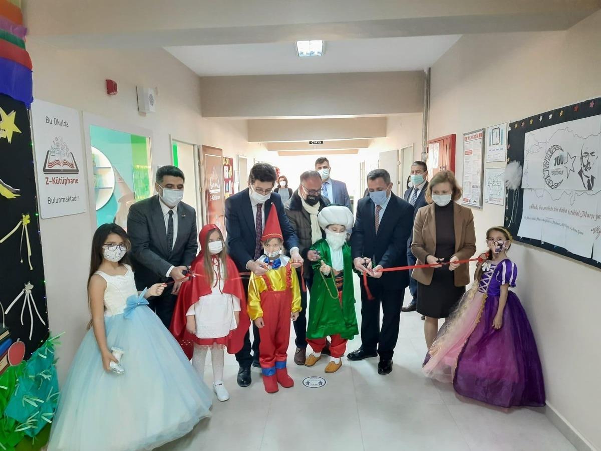 Şehit Hamza &Ccedil;avuş İlkokulu&rsquo;na Z-K&uuml;t&uuml;phane