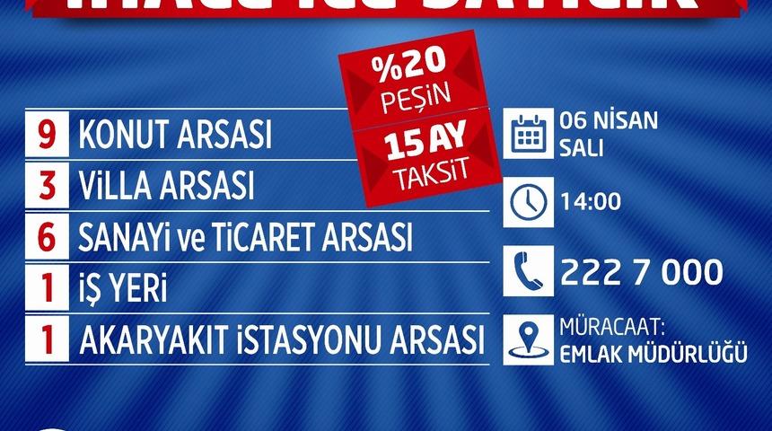 Kocasinan&rsquo;dan y&uuml;zde 20 peşin, 15 ay taksitle yatırım fırsatı