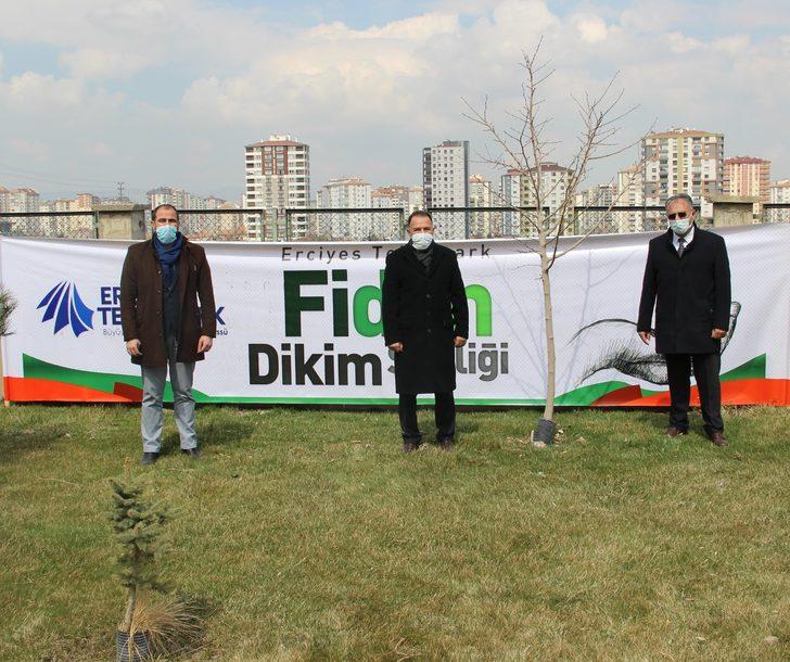 Orman Haftasında Erciyes Teknopark’da fidanlar toprakla buluştu G2