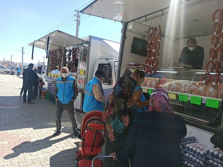 Afyonkarahisar’da pazarda korona virüs denetimi yapıldı G5