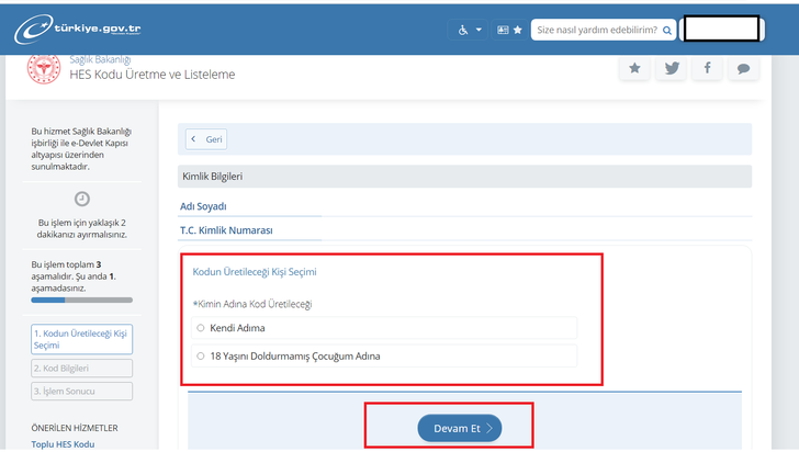 HES kodu alma sayfası | e-Devlet ve SMS ile HES kodu nasıl alınır? G5