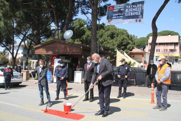 Kuyucak’ta yaya geçitlerine kırmızı çizgi çekildi G2