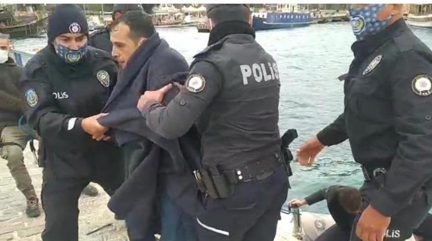 Falezlerdeki manzaranın sonu denizde bitti