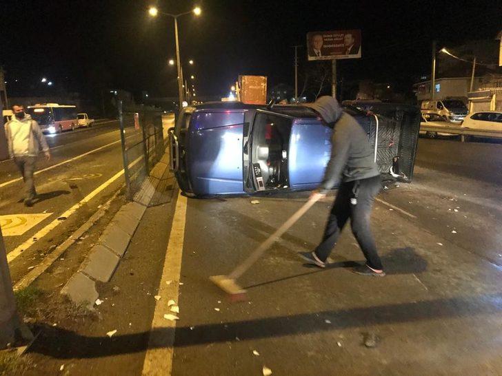 D100’de pikap ile otomobil çarpıştı: 1 hafif yaralı G1