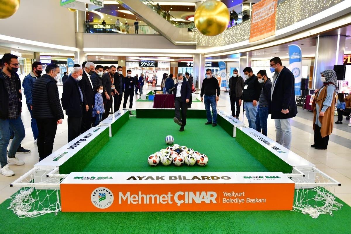 Yeşilyurt&rsquo;ta ayak bilardosu etkinliği