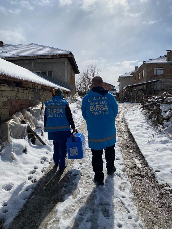 Evde sağlık hizmetleri pandemi sürecinde de sürüyor Bursa Haberleri