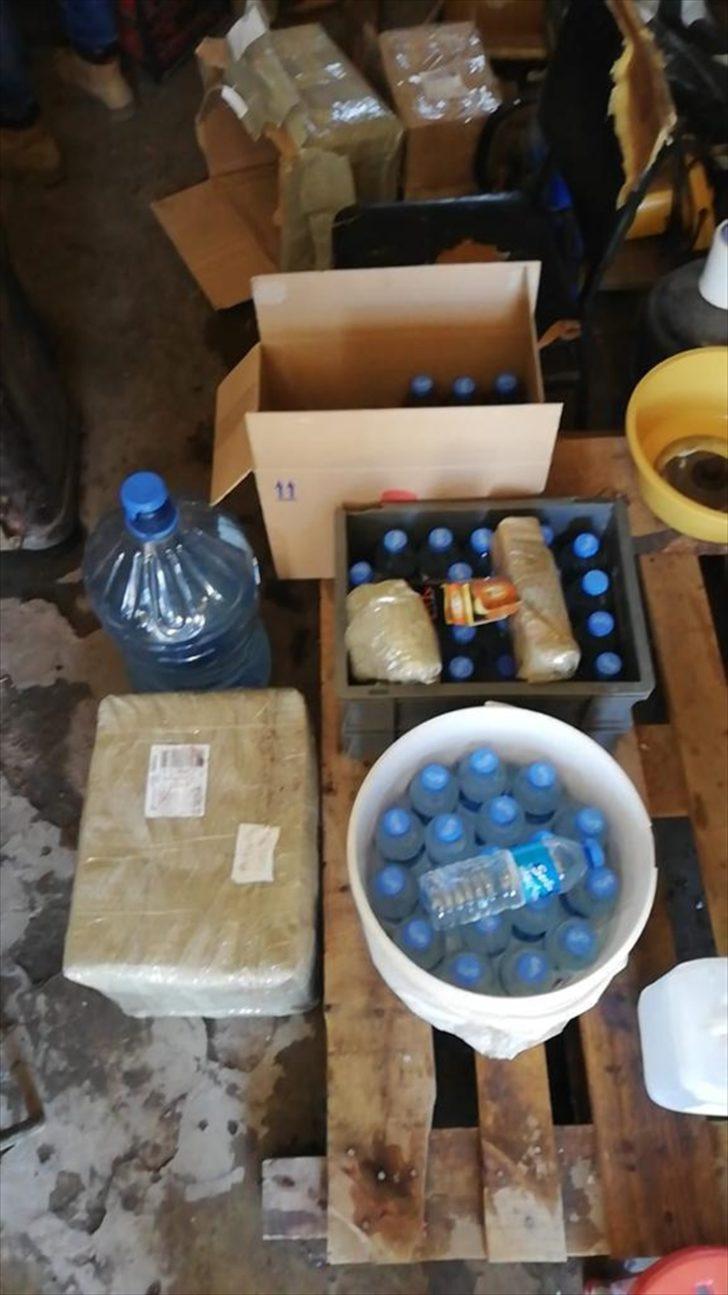 Sivas'ta sahte içki operasyonu: 2 gözaltı G1