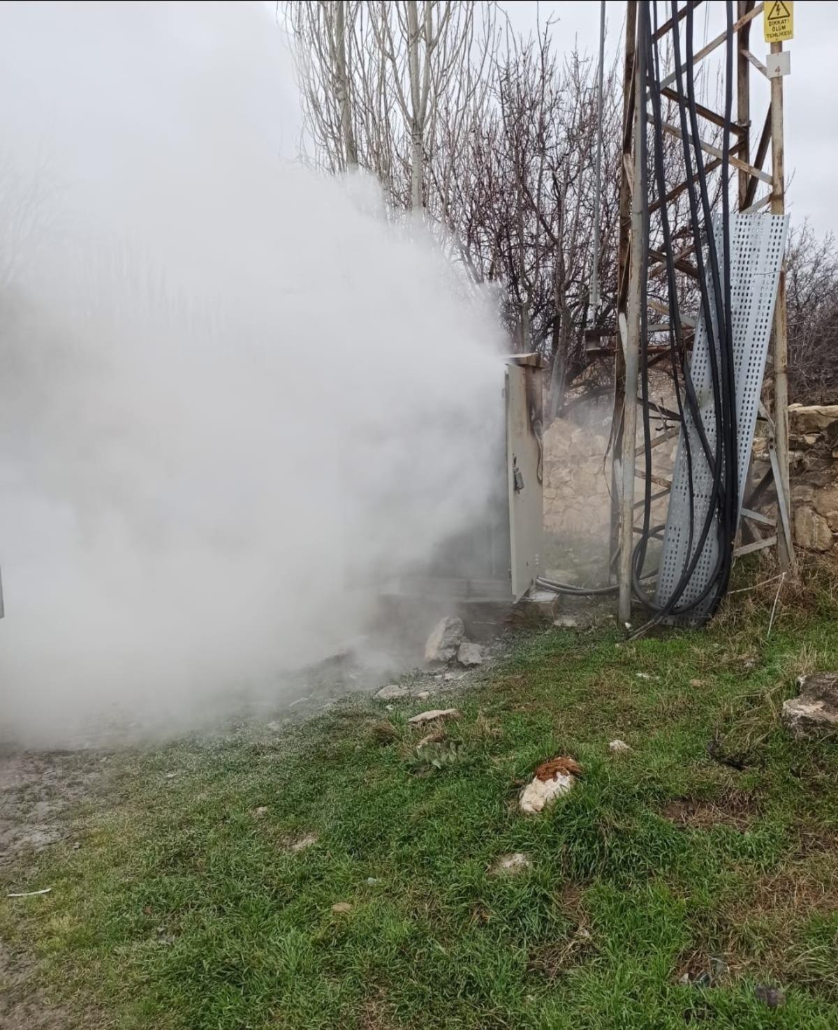 Trafo kısa devre sonucu alev topuna d&ouml;nd&uuml;