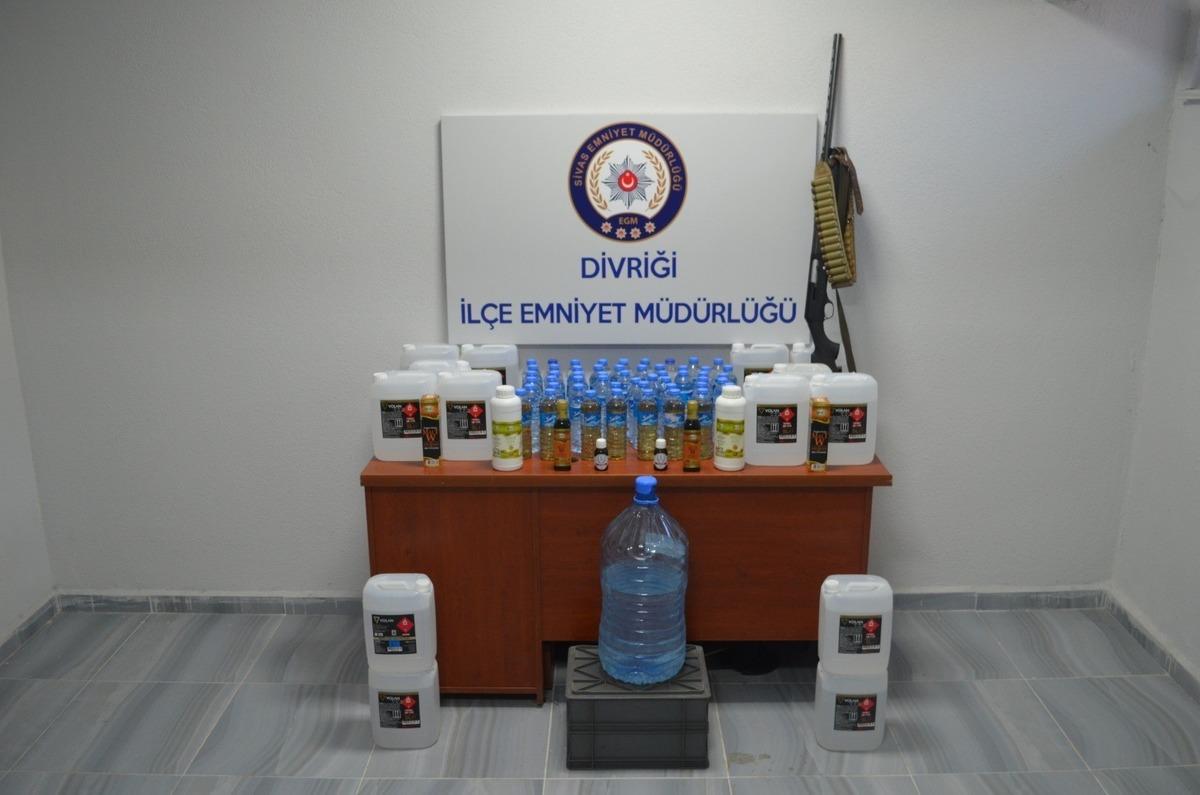 Sivas&rsquo;ta sahte i&ccedil;ki operasyonu