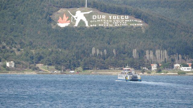 Bozcaada ve Gökçeada’ya feribot seferleri yapılamıyor