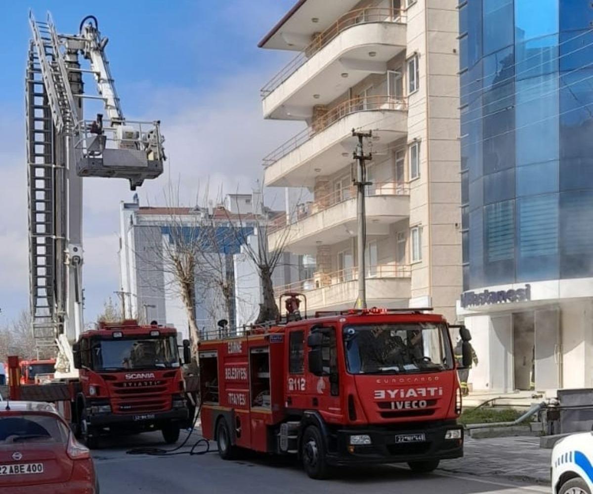 Hastanede yangın paniği