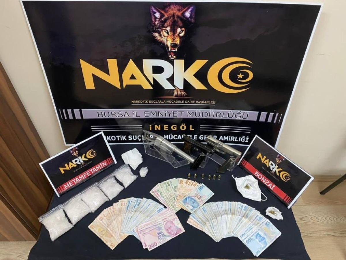 İneg&ouml;l&rsquo;de uyuşturucu operasyonu: 3 kişi tutuklandı